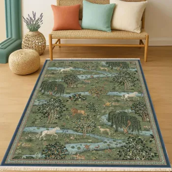 Covor, 308, 80x150 cm, Bumbac, Multicolor imagine