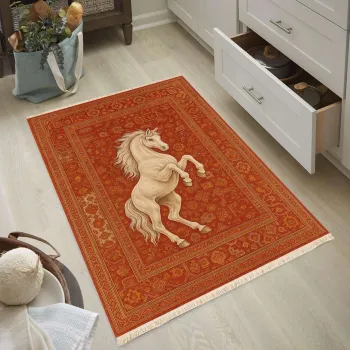 Covor, 327, 80x150 cm, Bumbac, Multicolor imagine