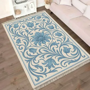 Covor, 328, 150x230 cm, Bumbac, Multicolor imagine