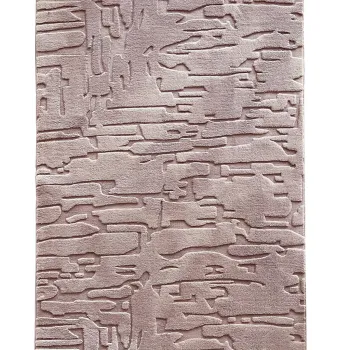 Covor 3D cu model in relief, Vista, Heinner, 120x160 cm, poliester, maro imagine