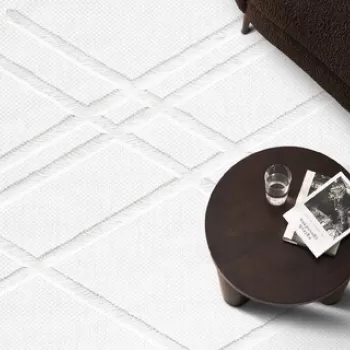 Covor, 58649A Silva, 160x230 cm, Polipropilena, Alb imagine