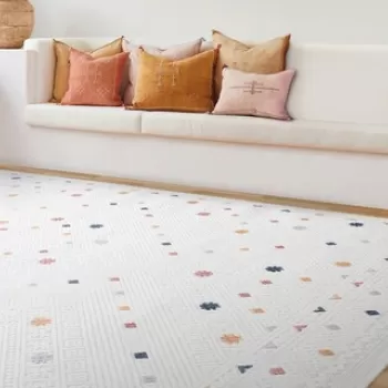 Covor, 65548A Sand, 117x180 cm, Polipropilena, Crem imagine