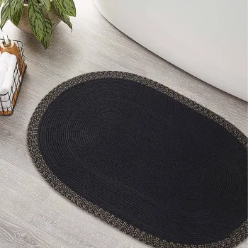Covor (80 x 120), 9005054, 80x120 cm, Negru imagine