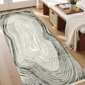 Covor (80 x 150), Amorf, 80x150 cm, Crem imagine