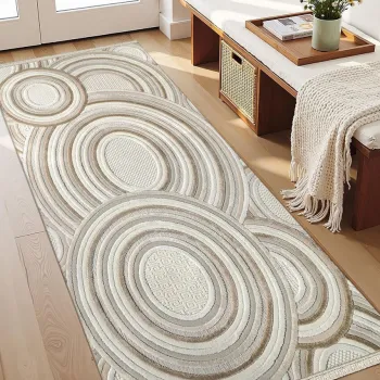 Covor (80 x 150), Amorf, 80x150 cm, Crem imagine