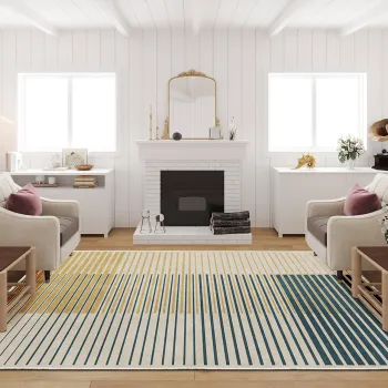 Covor (80 x 150), Cool-Fr59, 80x150 cm, Galben imagine