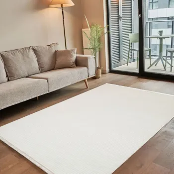 Covor (80 x 150), Cunda Cn008, 80x150 cm, Bej imagine