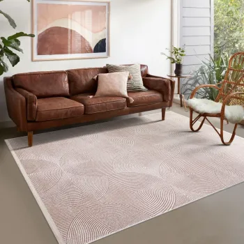 Covor (80 x 150), Cunda Cn011, 80x150 cm, Bej imagine