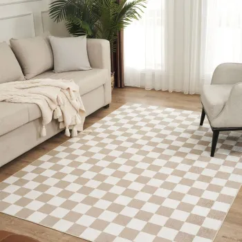Covor (80 x 150), Damas 4001, 80x150 cm, Crem/Maro imagine