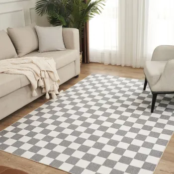 Covor (80 x 150), Damas 4004, 80x150 cm, Crem / Antracit imagine