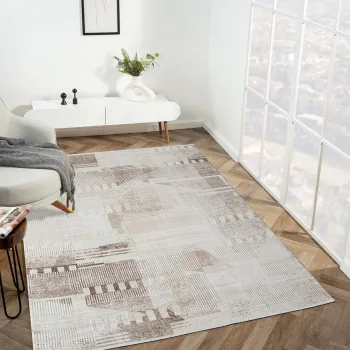 Covor (80 x 150), Elex 5206, 80x150 cm, Bej imagine
