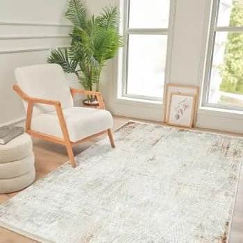 Covor (80 x 150), Kadifem Kd009, 80x150 cm, Bej imagine