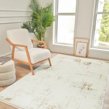 Covor (80 x 150), Kadifem Kd011, 80x150 cm, Bej imagine