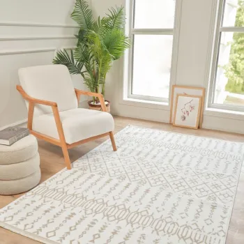 Covor (80 x 150), Moderno 3331, 80x150 cm, Crem / Bej imagine