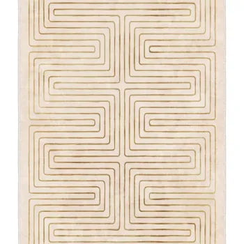 Covor (80 x 150), Sftkece044, 80x150 cm, Auriu imagine