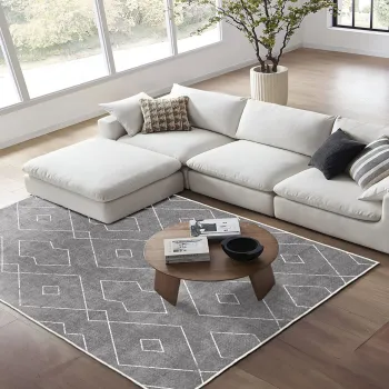 Covor (80 x 300), Cool-Fr63, 80x300 cm, Gri imagine