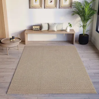 Covor (80 x 300), Fava, 80x300 cm, Bej imagine