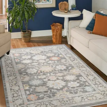 Covor (80 x 300), Rustik 2223, 80x300 cm, Gri imagine