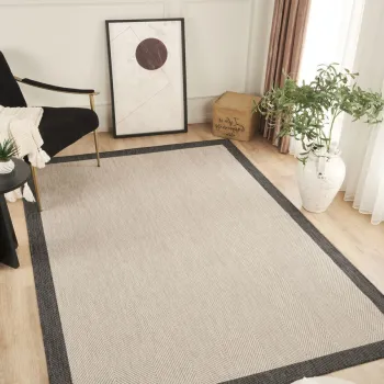 Covor (80 x 300), Sisalux 3088, 80x300 cm, Gri/Antracit imagine