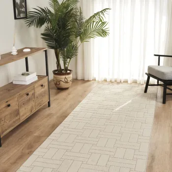 Covor (80 x 400), Rivon Rn03, 80x400 cm, Crem imagine
