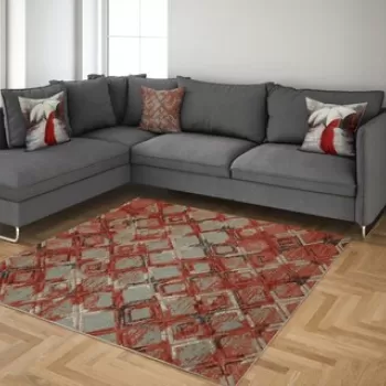 Covor, Abril, 160x230 cm, Poliester, Multicolor imagine