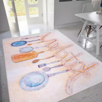 Covor, Ada Gon?l Chenille, 140x190 cm, Poliester , Multicolor imagine