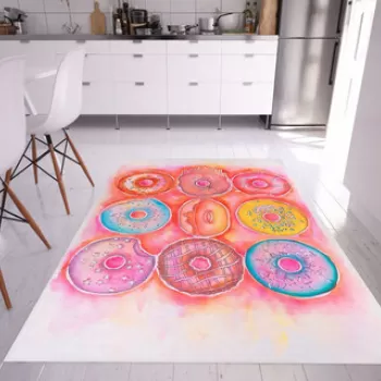 Covor, Ada Gon?l Chenille AL 311 , 230x330 cm, Poliester , Multicolor imagine