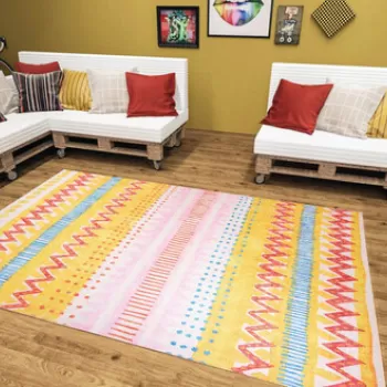 Covor, Ada Gon?l Chenille AL 387 , 140x190 cm, Poliester , Multicolor imagine