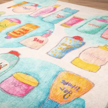 Covor, Ada Gon?l Chenille AL 388 , 140x190 cm, Poliester , Multicolor imagine