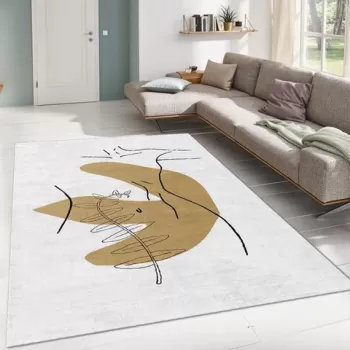 Covor, ALHO CARPET-18A , 80x140 cm, Poliester, Multicolor imagine