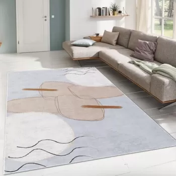 Covor, ALHO CARPET-30A , 100x140 cm, Poliester, Multicolor imagine