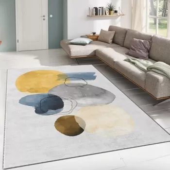 Covor, ALHO CARPET-38A , 80x140 cm, Poliester, Multicolor imagine