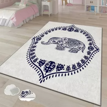 Covor, ALHO CHL-13A , 100x140 cm, Poliester, Multicolor imagine