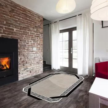 Covor, ALN600182KR08, 180x280 cm, Poliester, Crem imagine