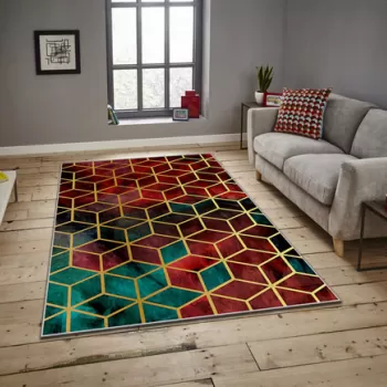 Covor, ASR CRPT-100 , 80x140 cm, Poliester, Multicolor imagine