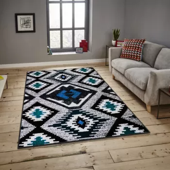 Covor, ASR CRPT-112 , 140x220 cm, Poliester, Multicolor imagine