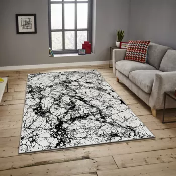 Covor, ASR CRPT-123 , 100x140 cm, Poliester, Multicolor imagine