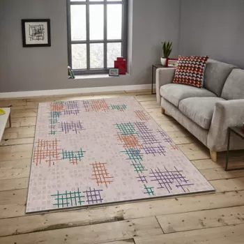 Covor, ASR CRPT-144 , 160x230 cm, Poliester, Multicolor imagine