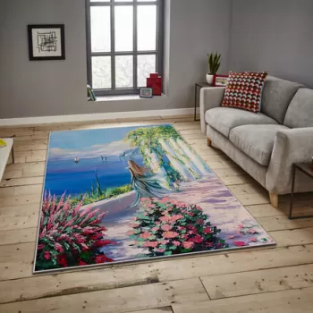 Covor, ASR CRPT-19 , 100x180 cm, Poliester, Multicolor imagine