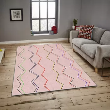 Covor, ASR CRPT-65 , 100x140 cm, Poliester, Multicolor imagine