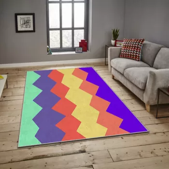 Covor, ASR CRPT-87 , 100x180 cm, Poliester, Multicolor imagine