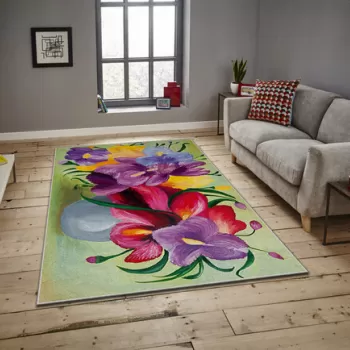 Covor, ASR CRPT-9 , 100x140 cm, Poliester, Multicolor imagine