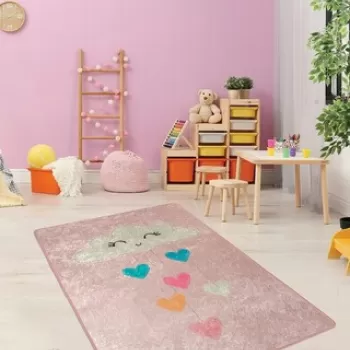 Covor, Baby Cloud, 140x190 cm, Catifea, Multicolor imagine