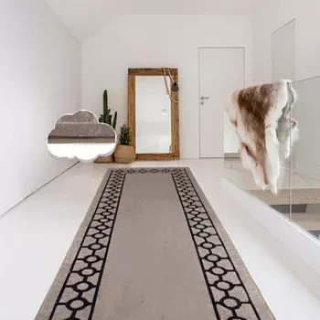 Covor, Bague Powder 80X140 , 50% TESTURA DE catifea/50% poliester, Pudra imagine