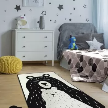 Covor, Bears , 100x160 cm, Catifea, Multicolor imagine