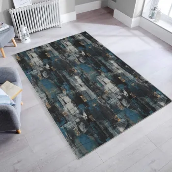 Covor, Bishop, 80x200 cm, Poliester, Multicolor imagine