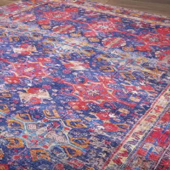 Covor, Blues Chenille AL 340 , 140x190 cm, Poliester , Multicolor imagine