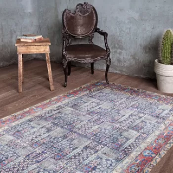 Covor, Blues Chenille AL 341 , 230x330 cm, Poliester , Multicolor imagine