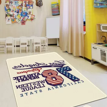 Covor, California State, 150x240 cm, Catifea, Multicolor imagine