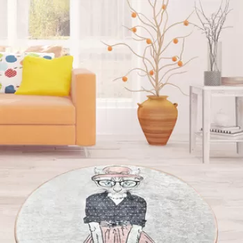 Covor, Cat Women, 50% TESTURA DE catifea/50% poliester, Multicolor imagine